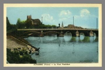 Auxerre (Yonne). Le Pont Paul-Bert