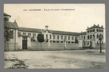 257. Auxerre. École normale d'Instituteurs Nordmann Auxerre
