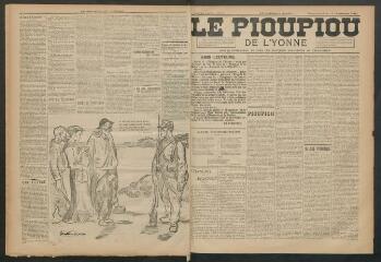 Le Pioupiou de l’Yonne : organe trimestriel de tous les militants socialistes du département, n° 10, 1er novembre 1905