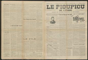 Le Pioupiou de l’Yonne : organe des jeunesses socialistes du département, n° 12, mars 1910