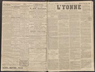 L'Yonne : journal du département, n° 135, mardi 11 novembre 1862