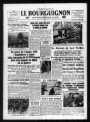 Le Bourguignon : grand quotidien régional illustré de la démocratie radicale-socialiste, n° 22, lundi 22 janvier 1940