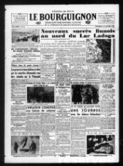 Le Bourguignon : grand quotidien régional illustré de la démocratie radicale-socialiste, n° 12, vendredi 12 janvier 1940