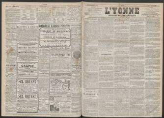 L'Yonne : journal du département, n° 118, jeudi 7 octobre 1875