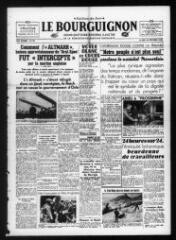 Le Bourguignon : grand quotidien régional illustré de la démocratie radicale-socialiste, n° 50, lundi 19 février 1940