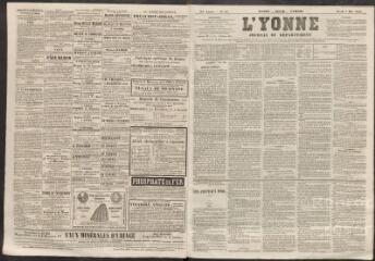 L'Yonne : journal du département, n° 55, jeudi 7 mai 1863