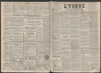 L'Yonne : journal du département, n° 112, jeudi 23 septembre 1875