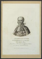 Portrait de Louis-Nicolas Davout (Davoust ?), 1770-1823, maréchal de France, duc d'Auerstaedt, prince d'Eckmuhl