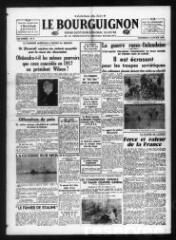 Le Bourguignon : grand quotidien régional illustré de la démocratie radicale-socialiste, n° 5, vendredi 5 janvier 1940