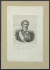 Portrait de Etienne Chaillou des Barres, ancien préfet Conseiller Général de l'Yonne