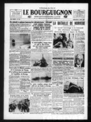 Le Bourguignon : grand quotidien régional illustré de la démocratie radicale-socialiste, n° 129, mercredi 8 mai 1940