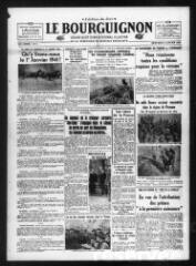 Le Bourguignon : grand quotidien régional illustré de la démocratie radicale-socialiste, n° 3, mercredi 3 janvier 1940