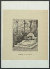 Le tombeau de Paul Bert au cimetière d'Auxerre