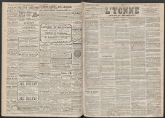 L'Yonne : journal du département, n° 114, mardi 28 septembre 1875
