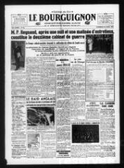 Le Bourguignon : grand quotidien régional illustré de la démocratie radicale-socialiste, n° 82, vendredi 22 mars 1940