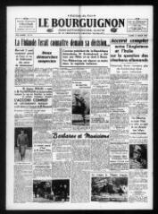 Le Bourguignon : grand quotidien régional illustré de la démocratie radicale-socialiste, n° 71, lundi 11 mars 1940