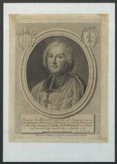 Portrait de Paul d'Albert de Luynes, 1703-1788, comte de Montfort, abbé de Cerisy, évêque de Bayeux, archevêque-vicomte de Sens, cardinal de France, abbé comte de Corbie