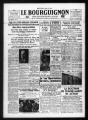 Le Bourguignon : grand quotidien régional illustré de la démocratie radicale-socialiste, n° 18, jeudi 18 janvier 1940