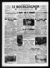 Le Bourguignon : grand quotidien régional illustré de la démocratie radicale-socialiste, n° 19, vendredi 19 janvier 1940