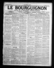 Le Bourguignon : journal de la démocratie radicale-socialiste, n° 3, lundi 4 janvier 1915