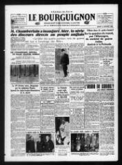 Le Bourguignon : grand quotidien régional illustré de la démocratie radicale-socialiste, n° 11, jeudi 11 janvier 1940