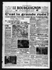 Le Bourguignon : grand quotidien régional illustré de la démocratie radicale-socialiste, n° 136, mercredi 15 mai 1940