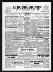 Le Bourguignon : grand quotidien régional illustré de la démocratie radicale-socialiste, n° 20, samedi 20 janvier 1940