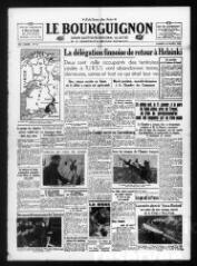 Le Bourguignon : grand quotidien régional illustré de la démocratie radicale-socialiste, n° 76, samedi 16 mars 1940