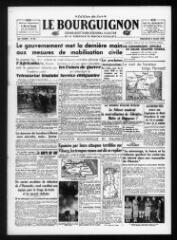 Le Bourguignon : grand quotidien régional illustré de la démocratie radicale-socialiste, n° 66, mercredi 6 mars 1940