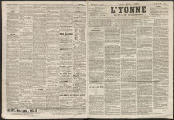 L'Yonne : journal du département, n° 61, jeudi 21 mai 1863