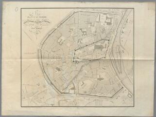 Plan d'Auxerre pour les recherches historiques et statistiques. Sur cette Ville ses Monumens et ses environs. 1829