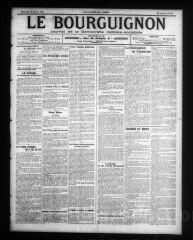Le Bourguignon : journal de la démocratie radicale-socialiste, n° 11, mercredi 13 janvier 1915