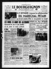 Le Bourguignon : grand quotidien régional illustré de la démocratie radicale-socialiste, n° 141, lundi 20 mai 1940