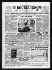 Le Bourguignon : grand quotidien régional illustré de la démocratie radicale-socialiste, n° 44, mardi 13 février 1940