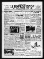 Le Bourguignon : grand quotidien régional illustré de la démocratie radicale-socialiste, n° 52, mercredi 21 février 1940