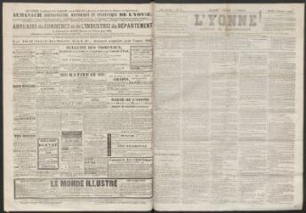 L'Yonne : journal du département, n° 3, jeudi 7 janvier 1864