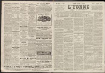 L'Yonne : journal du département, n° 152, jeudi 17 décembre 1863