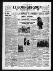 Le Bourguignon : grand quotidien régional illustré de la démocratie radicale-socialiste, n° 131, vendredi 10 mai 1940