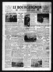 Le Bourguignon : grand quotidien régional illustré de la démocratie radicale-socialiste, n° 92, lundi 1er avril 1940