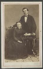 Photographie de Paul Bert (1833-1886) et Anna Clayton