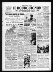 Le Bourguignon : grand quotidien régional illustré de la démocratie radicale-socialiste, n° 73, mercredi 13 mars 1940