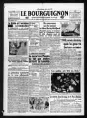Le Bourguignon : grand quotidien régional illustré de la démocratie radicale-socialiste, n° 8, lundi 8 janvier 1940
