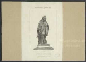 Statue de Vauban, d'après une photographie de M. Heurley