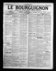 Le Bourguignon : journal de la démocratie radicale-socialiste, n° 9, lundi 11 janvier 1915