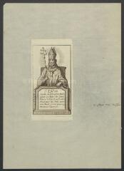 Portrait de Saint Ebbon, comte de Tonnerre, abbé de Saint-Pierre-le-Vif, archevêque de Sens