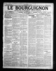 Le Bourguignon : journal de la démocratie radicale-socialiste, n° 1, samedi 2 janvier 1915