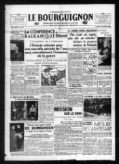 Le Bourguignon : grand quotidien régional illustré de la démocratie radicale-socialiste, n° 36, lundi 5 février 1940