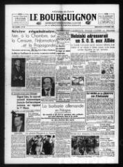 Le Bourguignon : grand quotidien régional illustré de la démocratie radicale-socialiste, n° 49, dimanche 18 février 1940