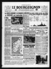 Le Bourguignon : grand quotidien régional illustré de la démocratie radicale-socialiste, n° 113, lundi 22 avril 1940