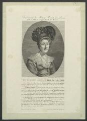 Portrait de Madame Bénard, et histoire de son dévouement lors du siège de la ville de Sens par les alliés, le 3 avril 1814